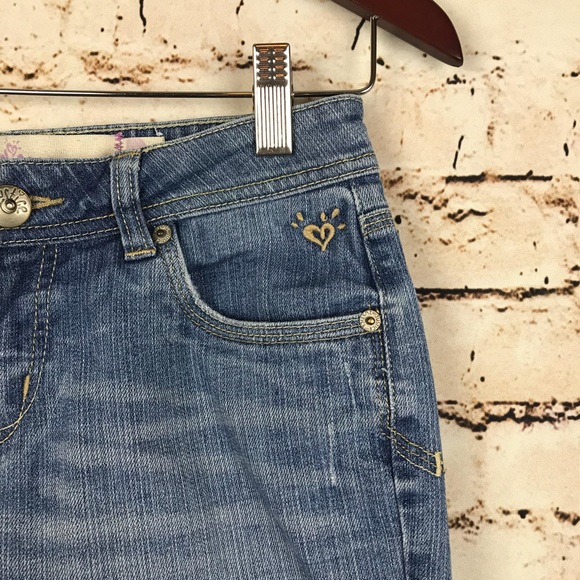 Justice Brand Girls Simply Low Jeans Size 14R - Picture 4 of 8